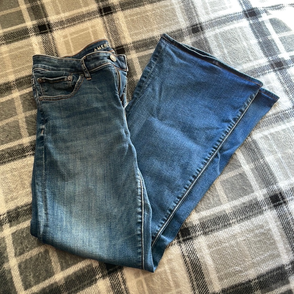 American Eagle flared jeans